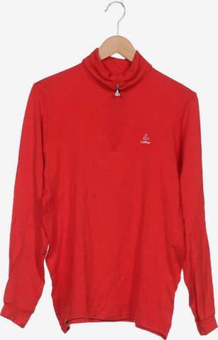 Löffler Sweatshirt & Zip-Up Hoodie in M in Red: front