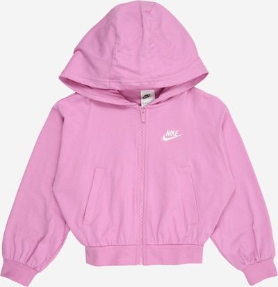 Džemperis iš Nike Sportswear, spalva – šviesiai rožinė / balta, Prekių apžvalga