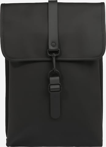 RAINS Backpack in Black: front