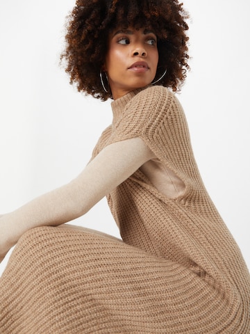 Fransa Knitted dress 'BEVERLY' in Beige