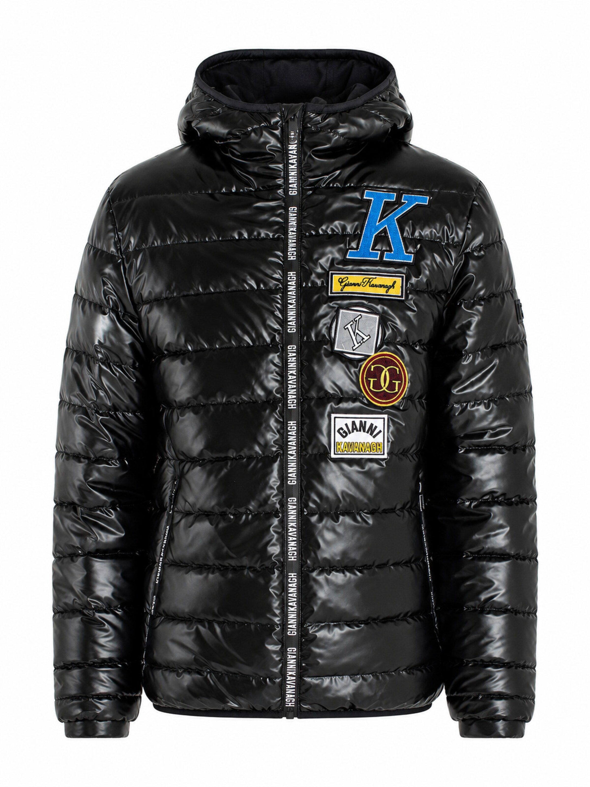 Gianni Kavanagh Winterjacke in XS in mischfarben / schwarz, Produktansicht