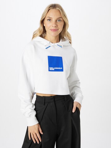 KARL LAGERFELD JEANS Sweatshirt in White: front