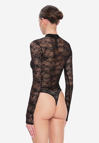 OW Collection Shirtbody 'Lydia' i sort