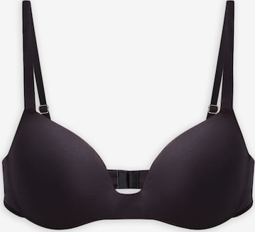 T-shirt Reggiseno di Gisela in nero: frontale