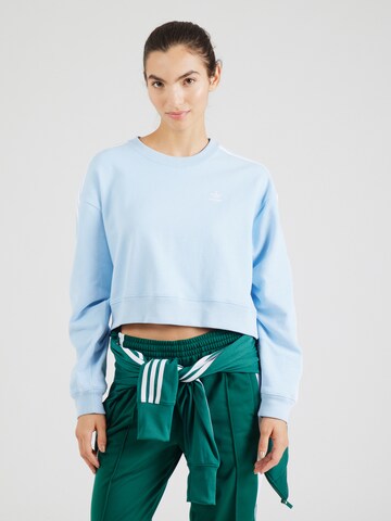 ADIDAS ORIGINALS Sweatshirt in Blue: front
