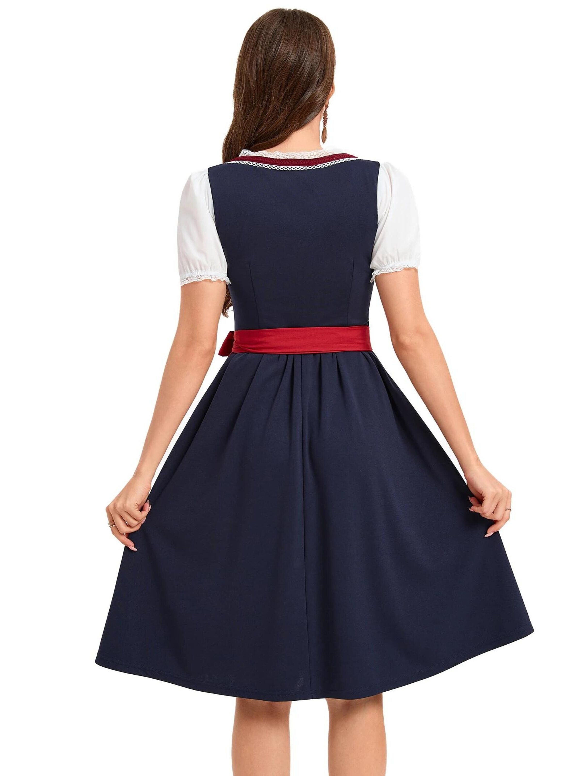 Yesfashion Dirndl w kolorze czerwony