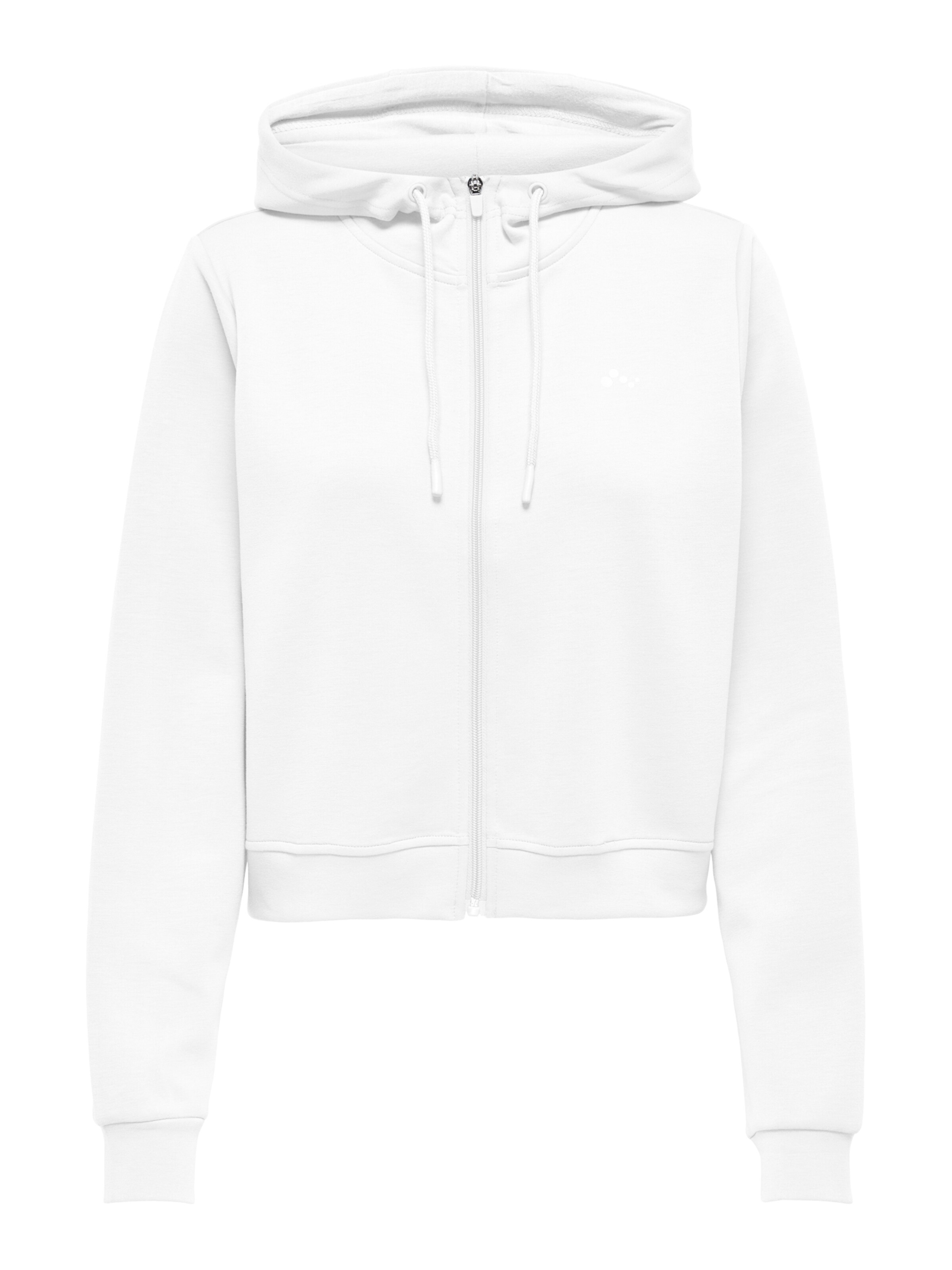 Veste de survêtement ONLY PLAY en blanc : devant