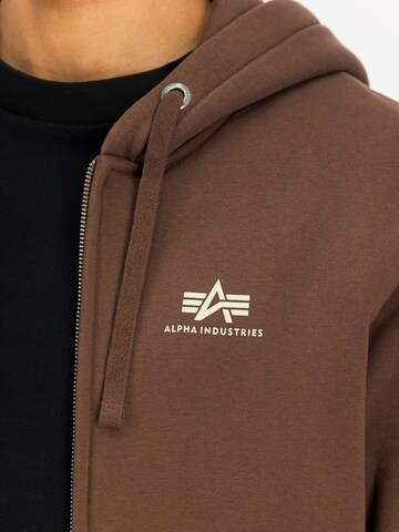 ALPHA INDUSTRIES Sweatshirt in Brown
