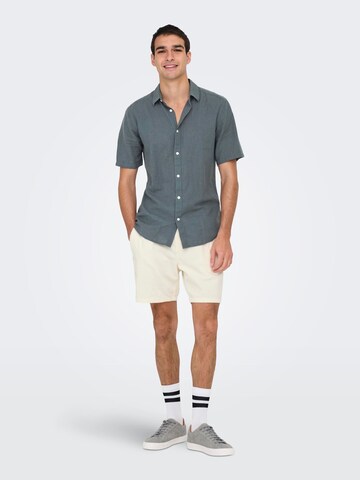Regular Pantalon Only & Sons en blanc