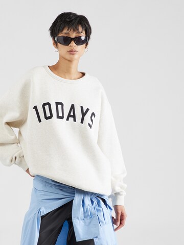 10Days Sweatshirt 'THE STATEMENT' in Beige