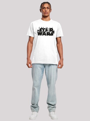 T-Shirt 'Star Wars' F4NT4STIC en blanc