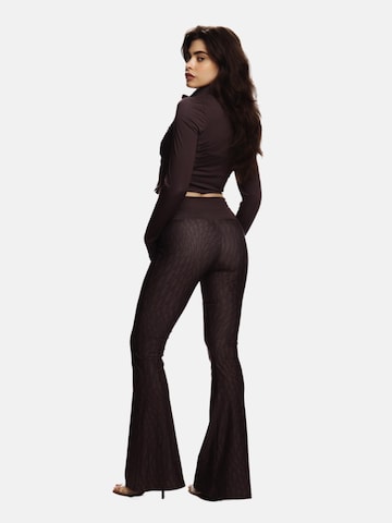 Giacca di felpa sportiva 'Choco Brown' di EKCENTRIK in marrone