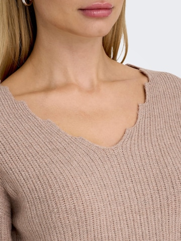 ONLY Pullover 'ONLGabriel' in Braun