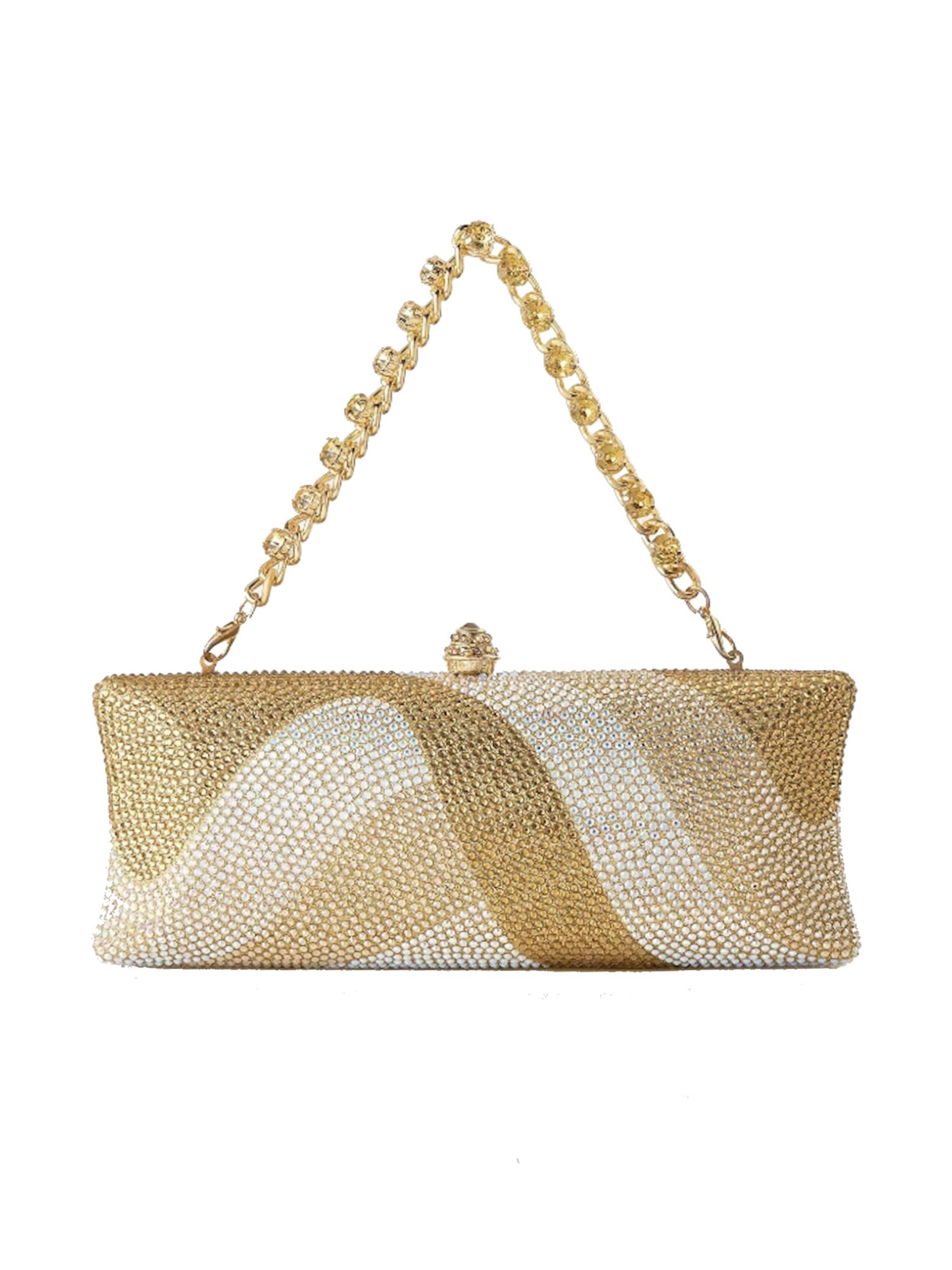 Tomshop24-7 Clutch 'Margo'‌‌‌ in Gold: Vorderseite