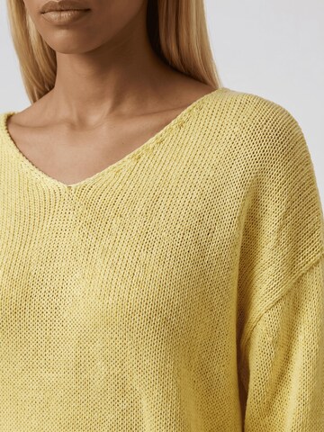 Pull-over oversize 'Milana Cotton' americandreams en jaune