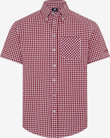 Polo Sylt Button Up Shirt in Red: front