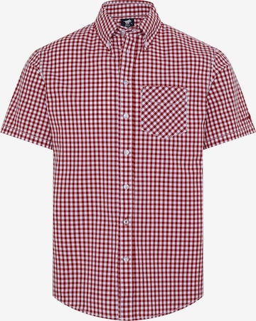 Polo Sylt Regular fit Button Up Shirt in Red: front