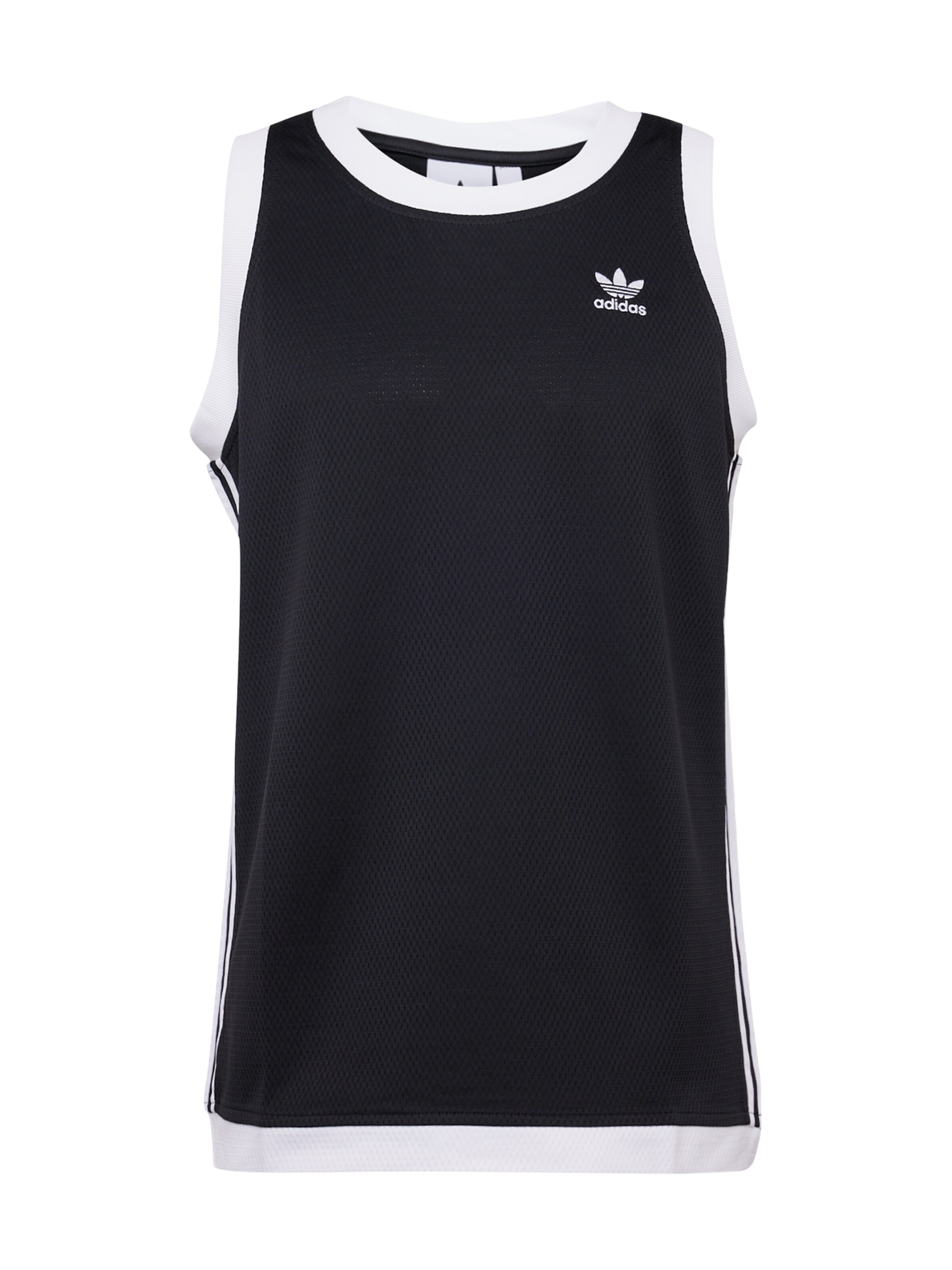 ADIDAS ORIGINALS Μπλουζάκι 'Adicolor' σε μαύρο: μπροστά