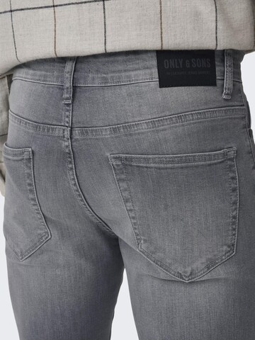 Regular Jean 'Loom' Only & Sons en gris