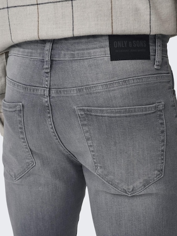 regular Jeans 'Loom' di Only & Sons in grigio