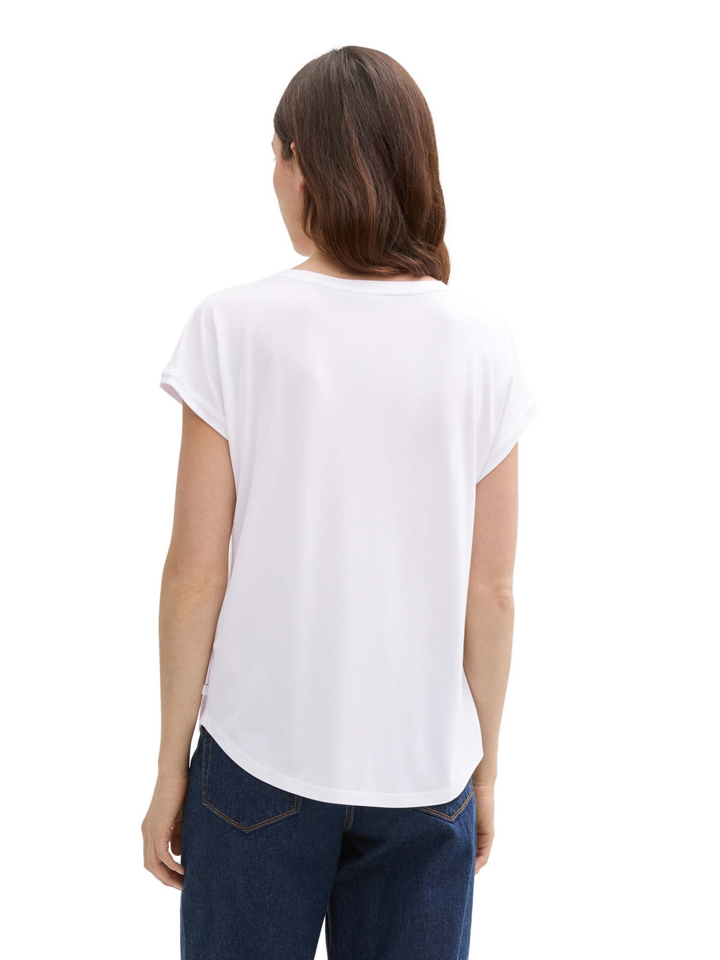 TOM TAILOR DENIM Shirt in Wit