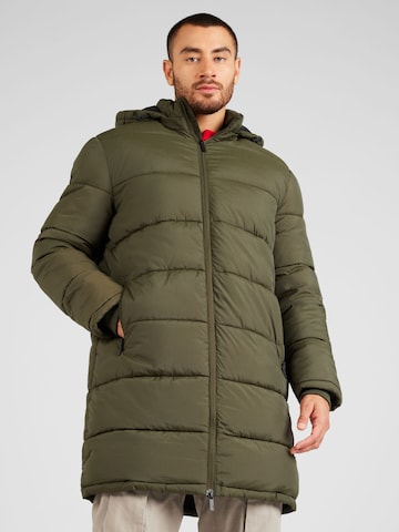 Manteau d’hiver 'COOPER' SELECTED HOMME en vert : devant