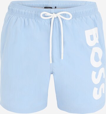 BOSS Badeshorts 'Octopus' in Blau: predná strana