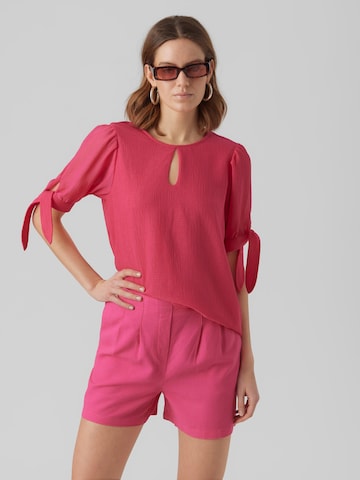 Camicia da donna 'HAILEY' di VERO MODA in rosa: frontale