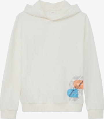 s.Oliver Sweatshirt in Beige: predná strana