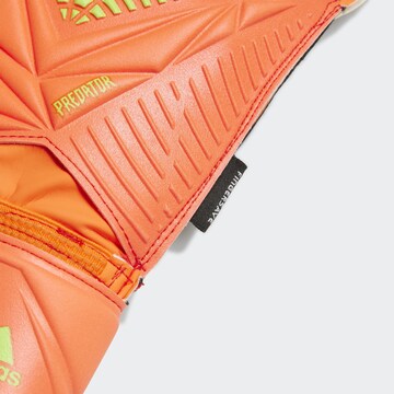 ADIDAS PERFORMANCE Athletic Gloves 'Predator Edge' in Orange