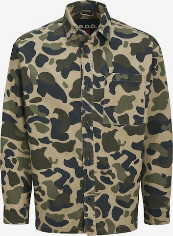 Regular fit Camicia 'RDDCOLTER' di R.D.D. ROYAL DENIM DIVISION in verde: frontale