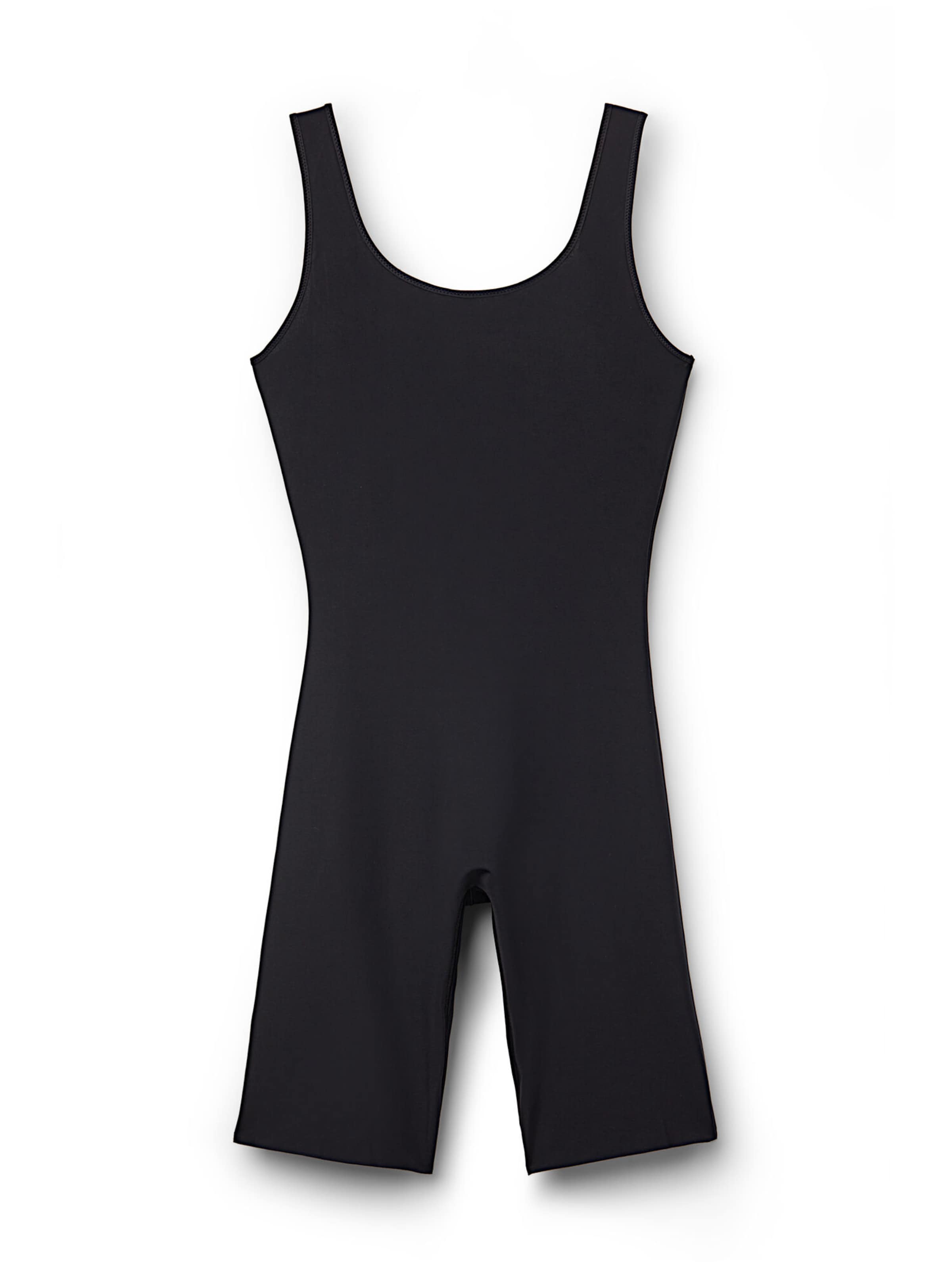 Tezenis Shapingbody in Schwarz: Vorderseite