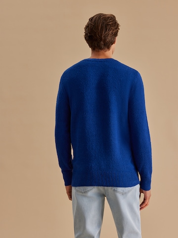 DAN FOX APPAREL Regular Fit Pullover 'Laurenz' in Blau