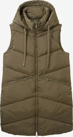 TOM TAILOR Bodywarmer in Groen: voorkant