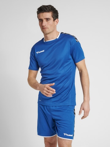 Hummel Функциональная футболка в Синий: спереди
