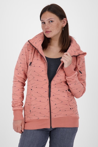 Alife and Kickin Sweatjacke 'VivianAK' in Pink: predná strana