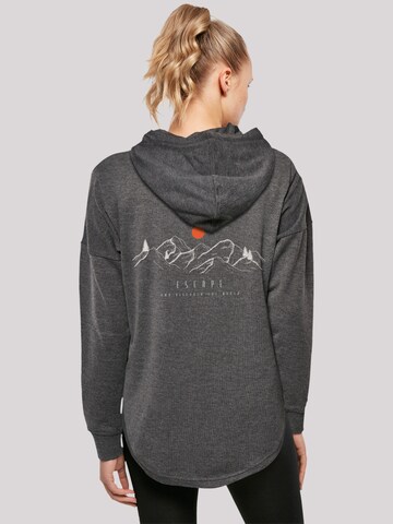 F4NT4STIC Sweatshirt 'Discover the world' in Grau: Vorderseite