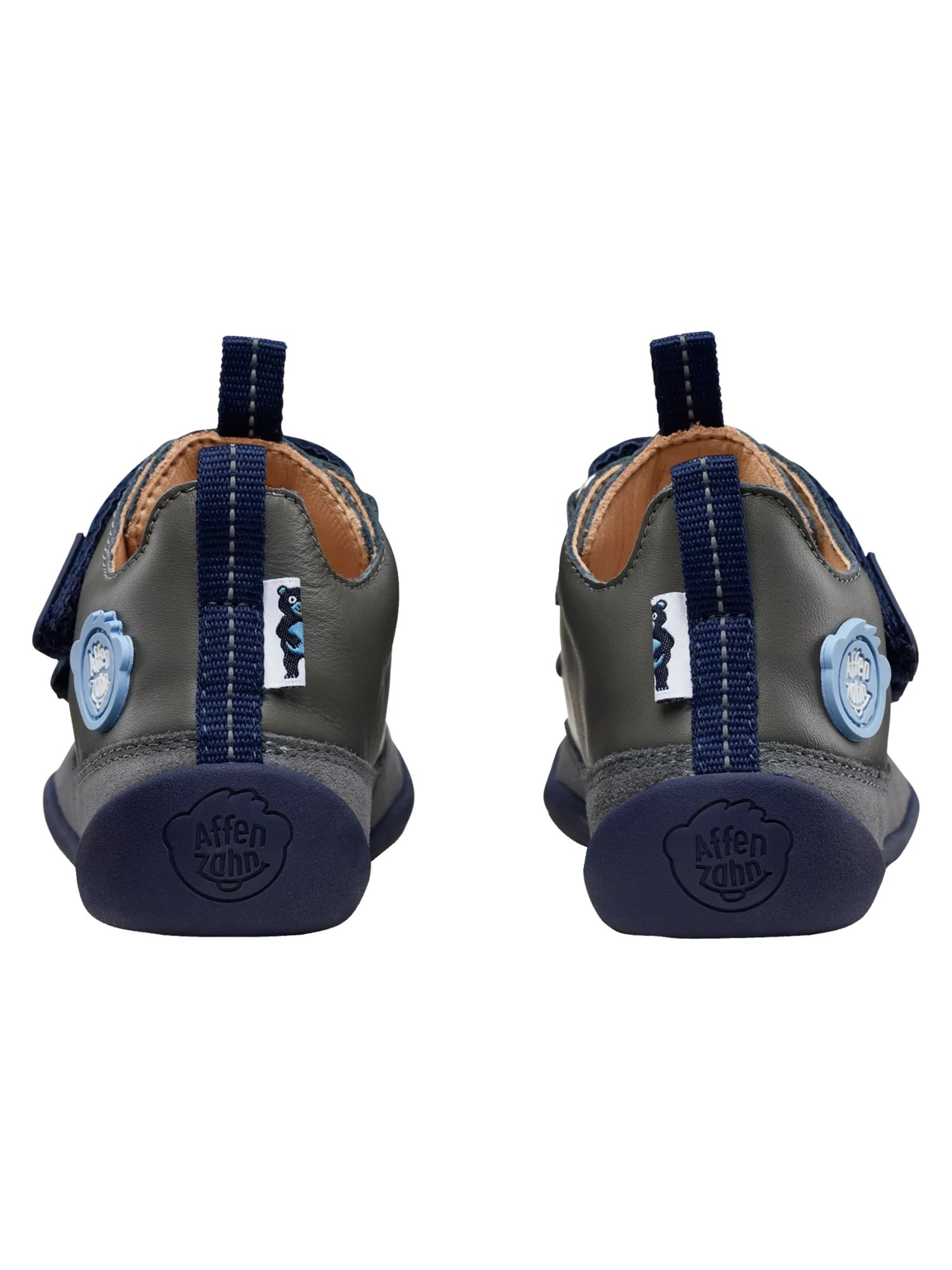 Affenzahn Sneakers 'Sneaker Leder Buddy' in Grey