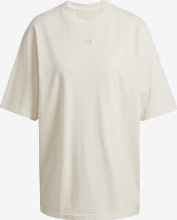 ADIDAS ORIGINALS - Camiseta talla grande en blanco: frente