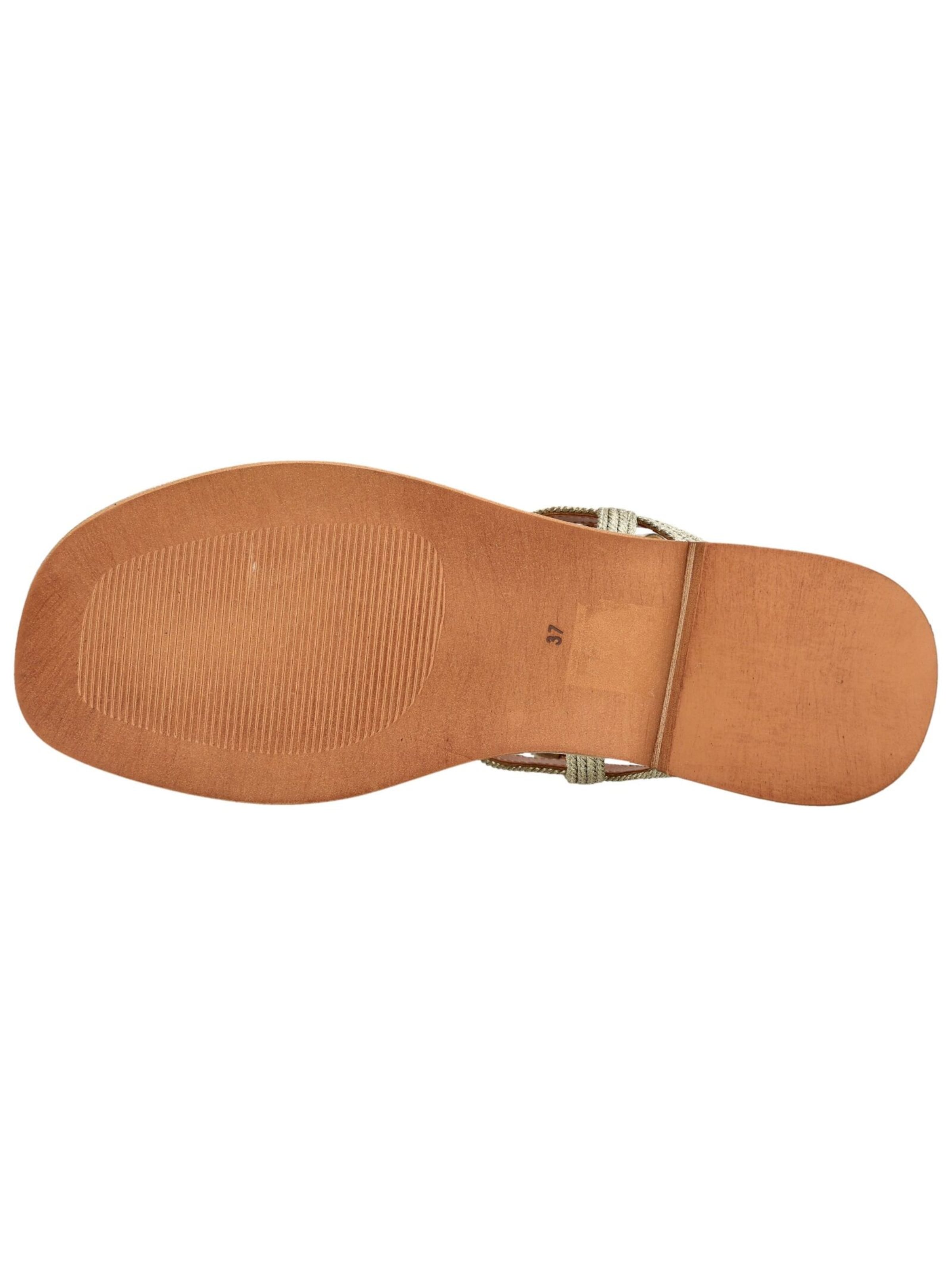 Regarde le Ciel Strap sandal in Gold