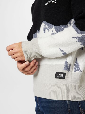 !Solid Pullover 'Deryk' in Schwarz