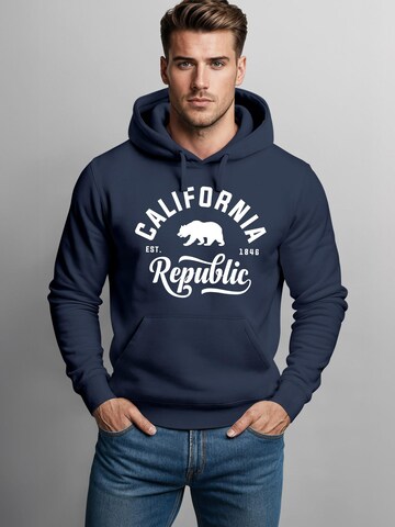 Neverless Sweatshirt 'California' in Blue