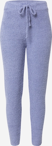 Coupe slim Pantalon Missguided en bleu : devant