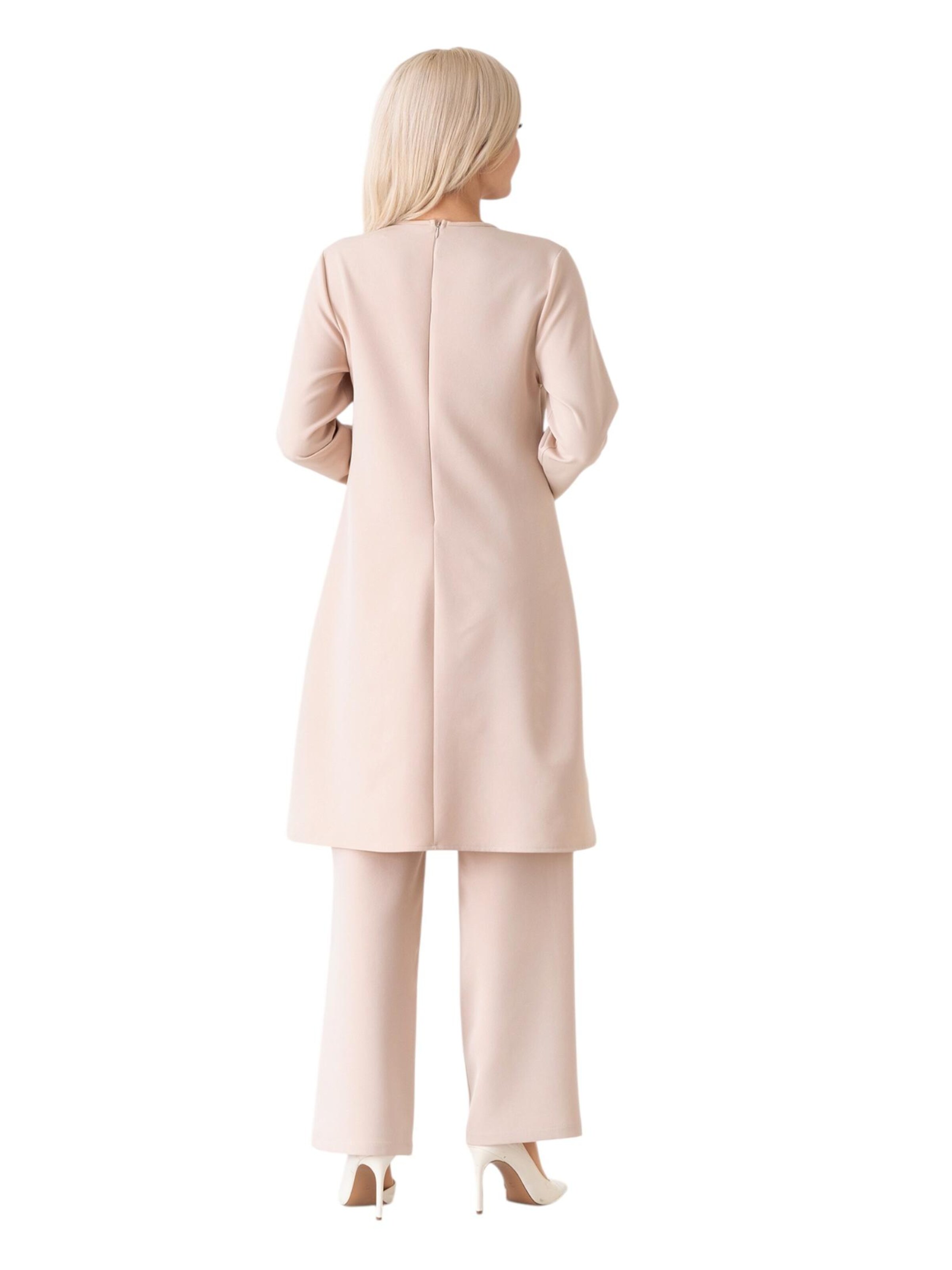 fashionshowcase Buksedragt 'NEVRA' i beige