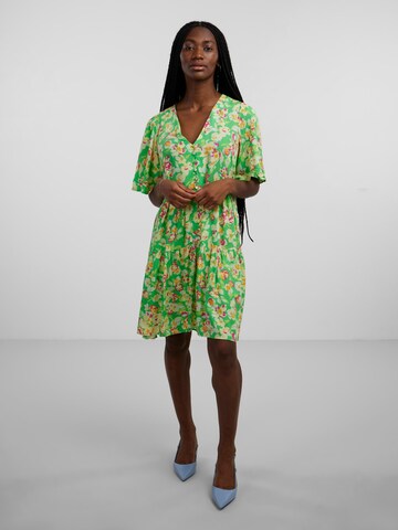 Y.A.S Shirt dress 'Uria' in Green