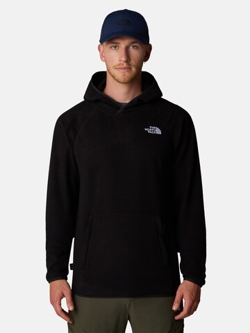 THE NORTH FACE - Pullover desportivo '100 Glacier' em preto: frente
