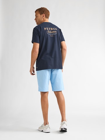 Petrol Industries Szabványos Chino nadrág - kék