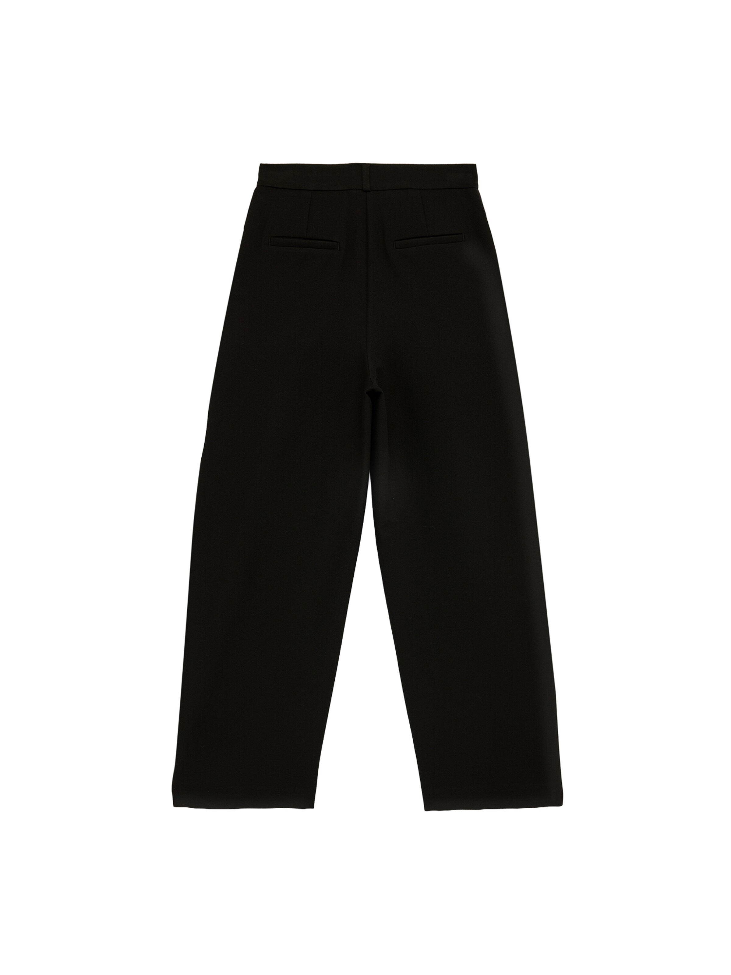 Koton Wide leg Pleat-Front Pants in Black