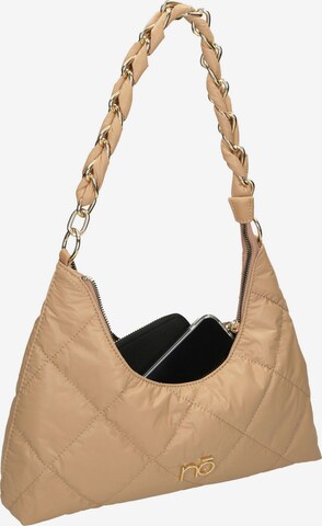 NOBO Shoulder Bag 'Small Quilted' in Beige