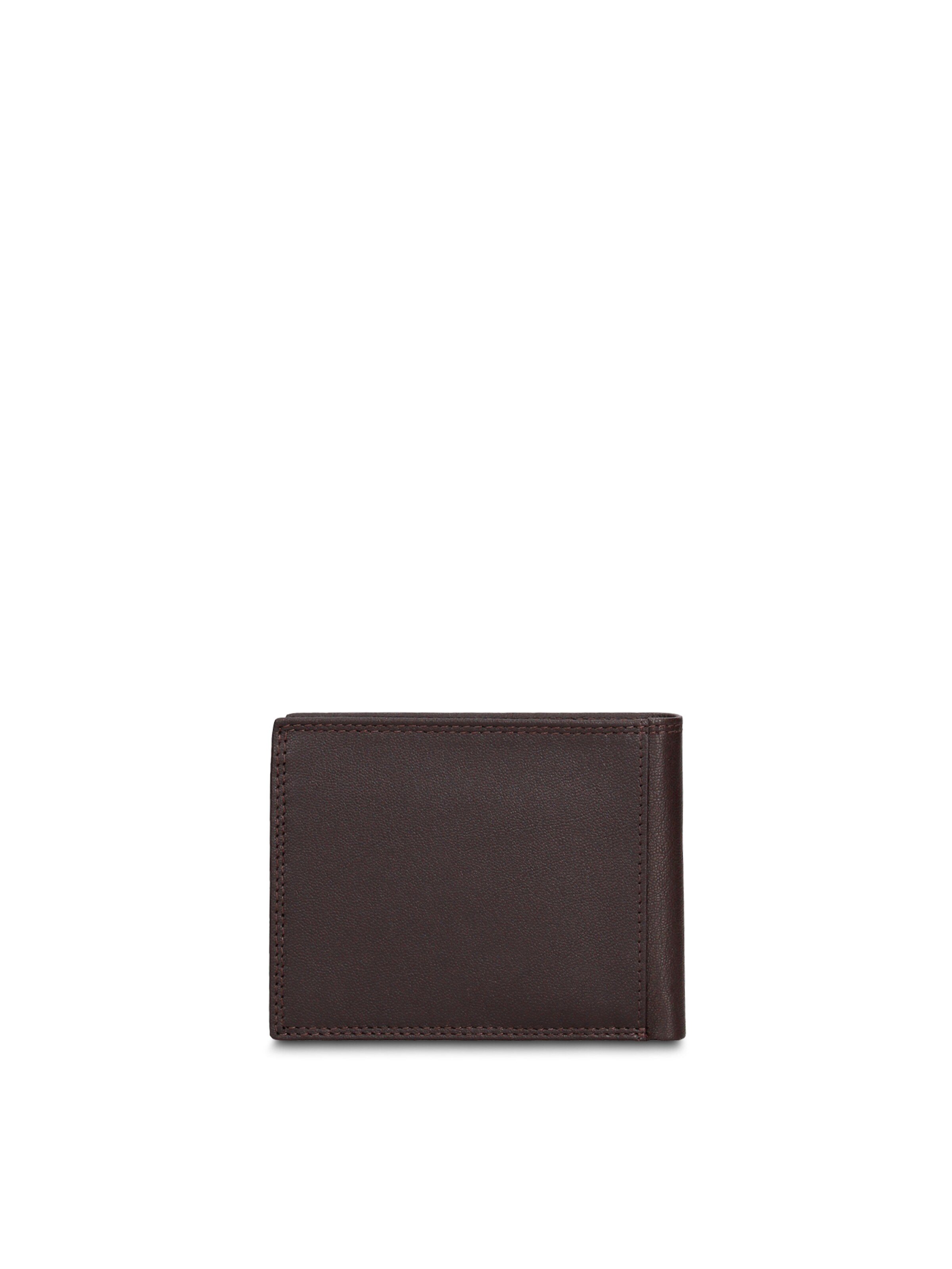 Portamonete 'Portafoglio Uomo Vera Pelle Bicolore Cotton Belt - Compatto e Elegante' di cotton belt in marrone